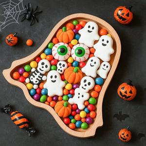 Tabla <span class=keywords><strong>de</strong></span> Madera Natural para Charcutería, Letras, Números, Pasteles, Frutos Secos, Galletas, Dulces, Queso, Plato <span class=keywords><strong>de</strong></span> Madera para Servir en Fiestas <span class=keywords><strong>de</strong></span> Cumpleaños y Días Festivos - Product Image 2