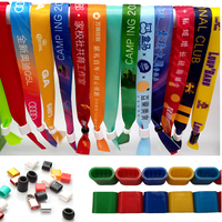 Pas cher Personnalisé Slide Clip Festival Mince Tissé Bracelet Amitié Événement Concert Avec Boucle Autres Décorations De Fête