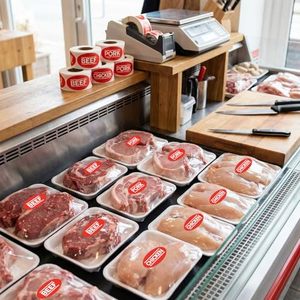 Etiquetas de Alta Calidad para Paquetes de Carne de Res, Pollo y Cerdo para Mercados de Carnes, Supermercados, Etiquetado de Alimentos o Carnicerías - Product Image 5