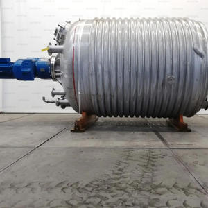 Réacteur agitateur mélangeur ouvert en acier inoxydable Réservoir de réacteur chimique nouvelle condition avec composants du noyau du moteur de la pompe à moteur inclus - Product Image 5