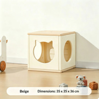 Structure d'escalade modulaire en HDPE pour chats, villa combinable librement, adaptée à toutes les saisons pour les foyers multi-chats AFB
