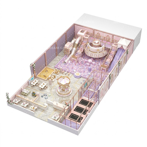 Aire de jeux intérieure pour enfants sur le thème du château de princesse personnalisée Dream Catch, 400 m², équipement de jeux doux commercial pour enfants, <span class=keywords><strong>Espagne</strong></span> - Product Image 1