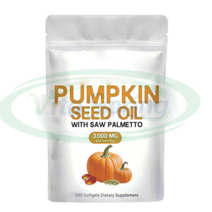 Asap halal Palmetto และเมล็ดฟักทองอาหารเสริมแคปซูลน้ำมันเมล็ดฟักทองกับแคปซูล Palmetto - Product Image 1