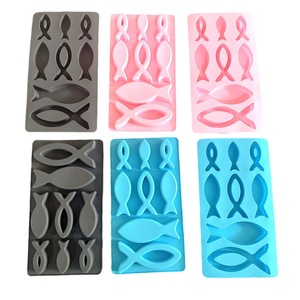 Chất Lượng Cao Nhà Sản Xuất Bán Buôn Sáng Tạo Cá Hình Dạng Phong Cách <span class=keywords><strong>Ice</strong></span> Cube Khay <span class=keywords><strong>Ice</strong></span> Maker <span class=keywords><strong>Silicone</strong></span> 3D Cá Lớn Linh Hoạt <span class=keywords><strong>Ice</strong></span> Khuôn - Product Image 2