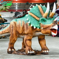 Dinosaure animatronique mécanique grandeur nature à chevaucher pour parcs d'attractions, personnalisable pour sites touristiques, fabricant direct