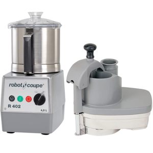 เครื่องเตรียมอาหารเชิงพาณิชย์ <span class=keywords><strong>Robot</strong></span> <span class=keywords><strong>Coupe</strong></span> R402A แบบ 2 ระดับความเร็ว ความจุ 4.5 ควอร์ต พร้อมใบมีด 120 โวลต์ 1492 วัตต์ - Product Image 2
