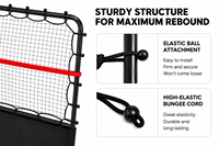 Filet de rebond réglable pour pickleball, idéal pour l'entraînement au forehand, backhand, dink et volley, installation facile, filet d'entraînement pour pickleball