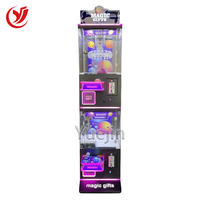 Prix usine monnayeur chanceux fou griffe prix jeu Machine qualité cadeau pince 24 Clips pour enfants matériel métallique