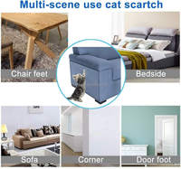Protecteur de meubles anti-griffures pour chat en PVC transparent flexible auto-adhésif épais et durable, amovible pour canapé