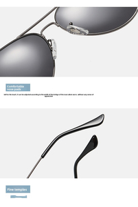 Gafas de Sol Clásicas de Alta Calidad para Hombre y Mujer, Gafas de Sol para Conducir con Protección UV400, Lentes Polarizadas - Product Image 5