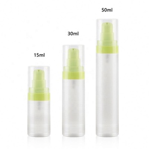Wholesale Airless Lotion Bottle 15ml 30ml 50ml Cosmetic <b>Vacuum</b> Bottle Plastic Bottle With Spray Lotion <b>Pump</b> - Product Image 6