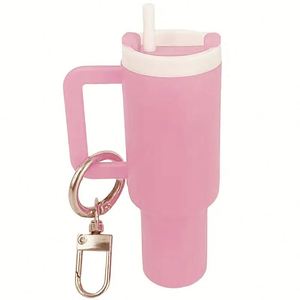 2025 New Arrival Creative Mini Ice King Cup <b>Key</b> <b>Chain</b> Pendant Can Hold Lipstick for Sporty and Girls Bag Backpack Hanging - Product Image 4