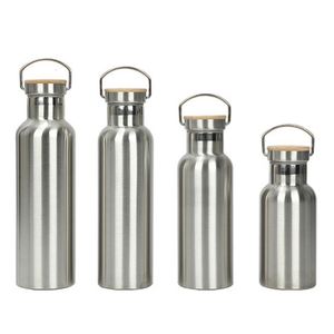 Bouteille d'eau isotherme à large ouverture en acier inoxydable avec poignée, grande capacité 34 oz, pour le cyclisme, personnalisable avec logo - Product Image 1