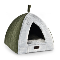 Eco-Life Triangle Pet Höhlen bett Katzen zelt Höhlen bett mit wasch barem Kissen