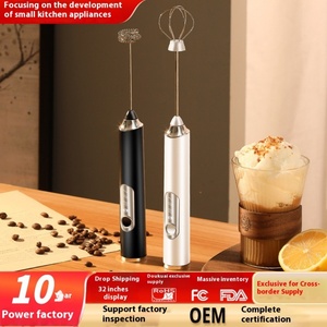 Espumador de Leche Eléctrico Portátil, Recargable por USB-C, Mezclador de Café para Latte y Cappuccino - Product Image 2