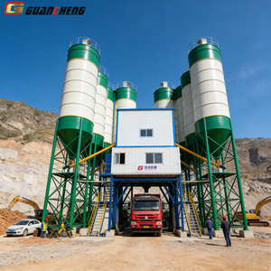 Centrale de Béton Entièrement Fermée et Anti-Poussière HZS90, Capacité de 90 Mètres Cubes par Heure, avec Broyeur d'Aggregats PL2400 - Product Image 1