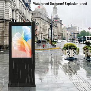 Platzsparende vertikale Werbemaschine für den Außenbereich & freistehende Werbedisplays für die <span class=keywords><strong>Promotion</strong></span> im Ladenflur - Product Image 4