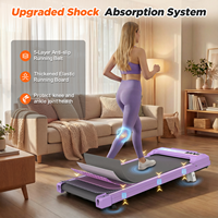 Tapis de marche électrique KREEDA avec écran LED, télécommande et inclinaison manuelle pour la maison, le bureau et les exercices sous le bureau