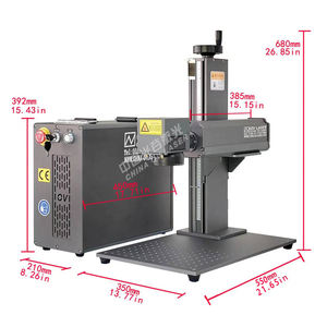 Mise au point automatique JPT 100W M7 Mopa Machine de marquage laser à fibre pour <span class=keywords><strong>Glock</strong></span> Coin Tumbler Anneau Collier Stylo Photo Couleur Gravure - Product Image 2