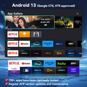 Hotack X3AA Xách Tay 150Inch Màn Hình Chiếu Mini Video Projecteur Thông Minh Google TV Proyector <span class=keywords><strong>LCD</strong></span> HD Rạp Hát Tại Nhà Máy Chiếu - Product Image 4