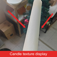 Bougie LED pour la décoration intérieure avec batterie à distance ou ensemble de bougies LED rechargeables