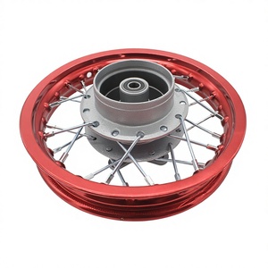 Ensemble de jantes en aluminium avec frein à tambour 1.40x10 pouces, <span class=keywords><strong>moyeu</strong></span> avant et arrière pour motocross tout-terrain, pièces de course pour motos de cross et dirt bikes - Product Image 1
