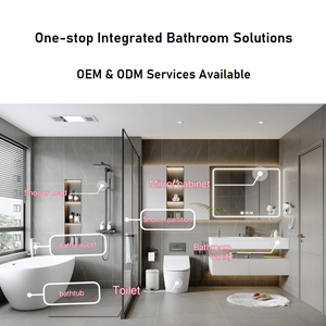 Juego de <span class=keywords><strong>Ducha</strong></span> de Baño Montado en la Pared, Dorado, de Latón - Product Image 6