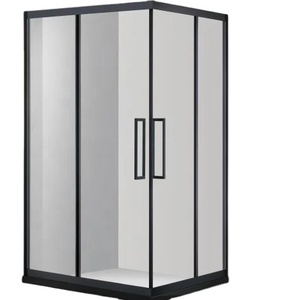 Kit <span class=keywords><strong>de</strong></span> <span class=keywords><strong>douche</strong></span> avec base et accessoires Portes en verre complètes avec cadre - Product Image 1