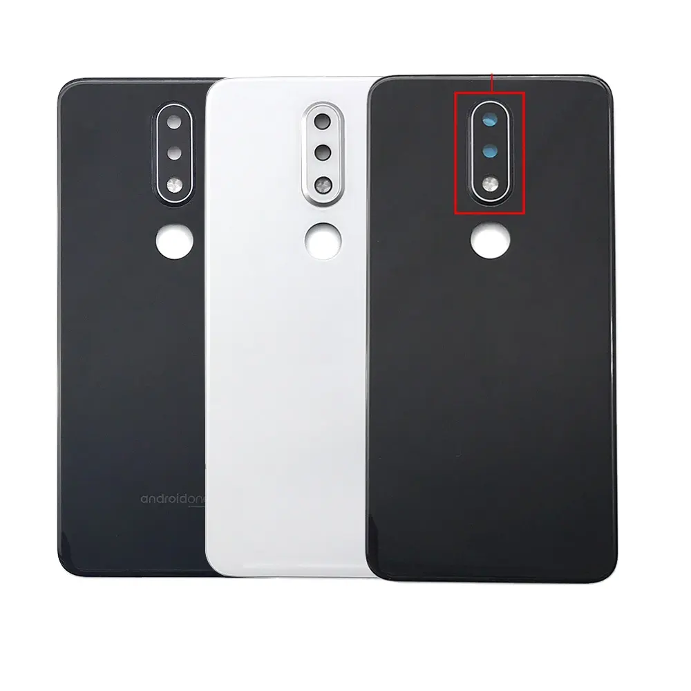 Back Battery Cover For Nokia X6 Door Rear Housing Case With Camera Glass lens