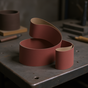 สายพานขัดผ้าใยอะบี 1000 คอรันดัม ขนาด 1750x150 มม. สำหรับขัดโลหะ - Product Image 3