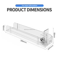 Système de poussoir automatique réglable à ressort pour présentoir de produits pharmaceutiques, diviseur de compartiments d'armoire, plateau de présentation pour cigarettes et tabac
