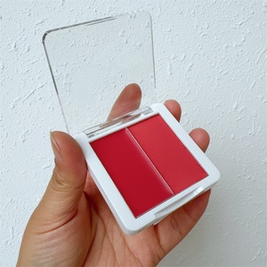 Palette de fards à joues <span class=keywords><strong>duo</strong></span> végétaliens et cruelty-free, résistants à l'eau, haute pigmentation, sous marque privée, crème et poudre pressée - Product Image 3