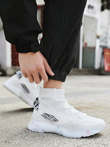 Scarpe da Passeggio Casual Traspiranti con Suola Spessa <span class=keywords><strong>Ultra</strong></span>-Leggera e Rialzo Interno per Uomo Taglie Forti - Product Image 3