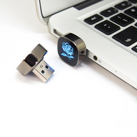 Mini clé USB lumineuse, capacité réelle et complète, 64 Go, 128 Go, 256 Go, 512 Go, 1 To, clé USB pour téléphones mobiles