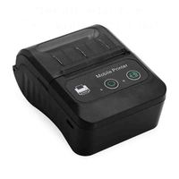 Mini-imprimante thermique portable 58 mm pour reçus et codes-barres – Composants : Tête d'impression + Boîtier en plastique