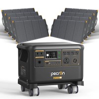 Stock entrepôt US PECRON F5000LFP 7200W 5120Wh 120V/240V Centrale Électrique Portable avec Application, MPPT, Solaire, pour Voiture, Onde Sinusoïdale Pure, Stockage Domestique