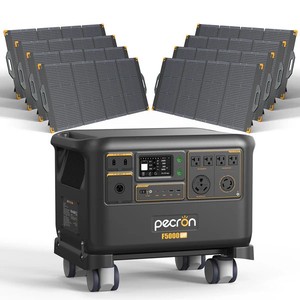 สต็อกคลังสินค้าสหรัฐอเมริกา PECRON F5000LFP 7200W 5120Wh 120V/240V สถานีไฟฟ้าพกพา แอปพลิเคชัน MPPT พลังงานแสงอาทิตย์สำหรับรถยนต์ คลื่นไซน์บริสุทธิ์ สำหรับใช้ในบ้าน - Product Image 1