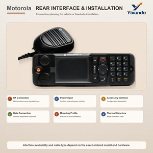 Radio Kendaraan Motorola MTM5400 TETRA 380-430MHz 10W 2048 Grup Bicara TMO 1024 Grup Bicara <span class=keywords><strong>DMO</strong></span> untuk Komunikasi Jaringan - Product Image 4