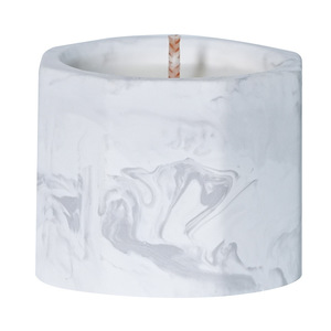 Bougie parfumée octogonale en cire de soja, motif marbre nordique, moulée à la main, cadeau décoratif - Product Image 2