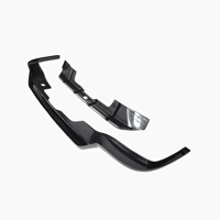 Diffuseur arrière inférieur noir brillant ABS pour SEAT Leon Cupra ST Estate MK3 5 5F 2017 2019