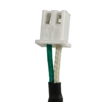 Sonde de température industrielle à réponse rapide, thermocouple de type K, avec tube de connexion, sonde fine OEM, câble isolé noir