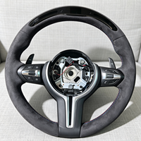 Volant de voiture en Alcantara pour BMW E92 E93 E61 E84 E70 E72 E71 M3 M5 X5 E90 E81 E82 E87 E88 E89 E91 Accessoires LED