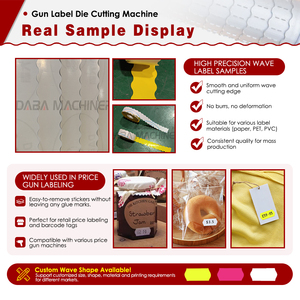 Machine d'impression flexographique automatique bicolore avec découpe 55-80m/min pour étiquettes serpent et étiquettes ondulées - Product Image 3