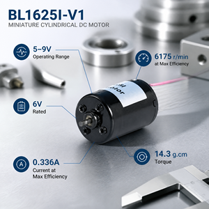 Motor de CC en Miniatura BL1625I-V1 de 6V, Rango de Funcionamiento de 5-9V, Motor de Alta Velocidad de 6175 <span class=keywords><strong>R</strong></span>/min para Piezas Automotrices y Equipos Industriales - Product Image 2