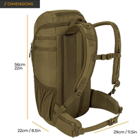 Sac à dos tactique de randonnée grande capacité personnalisé en usine avec fonction antivol, idéal pour la randonnée en montagne et les activités de plein air