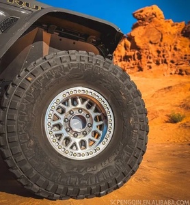 Jantes forgées ROC Custom <span class=keywords><strong>17</strong></span> pouces 9J Beadlock polies neuves 4x4 KMC 8x170/165.1 tout-terrain pour 2500 pour F250 - Product Image 6