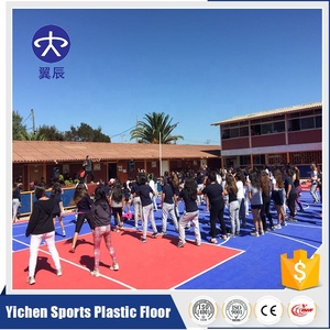 Ngoài trời di động lồng vào nhau gạch nhựa sàn bóng rổ gạch - Product Image 5