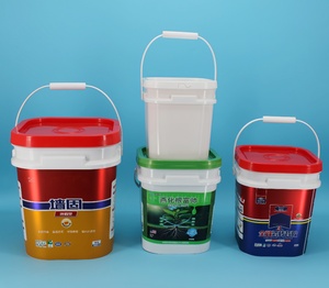 Vente en gros d'usine, seaux carrés de 5 gallons, seaux, barils, seaux carrés en <span class=keywords><strong>plastique</strong></span> de qualité alimentaire personnalisés de 20 litres avec couvercle - Product Image 4