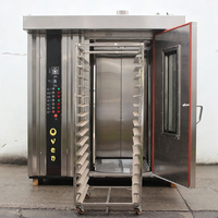 Four à air chaud rotatif commercial pour ligne de production de boulangerie, équipement de pâtisserie
