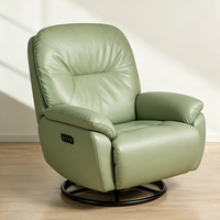 Fauteuil inclinable électrique intelligent avec application et commande vocale, 5 vitesses de balancement, mousse à mémoire de forme, tissu antibactérien, fauteuil inclinable